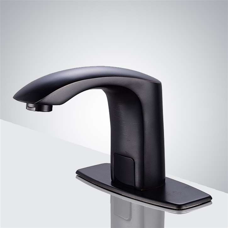 Fontana Naples Oil Rubbed Bronze/Matte Black Commercial Automatic Motion Sensor Faucet
